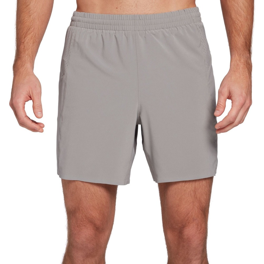 VRST Men's 7" Accelerate Run Short 2022, Large, Silver Shadow